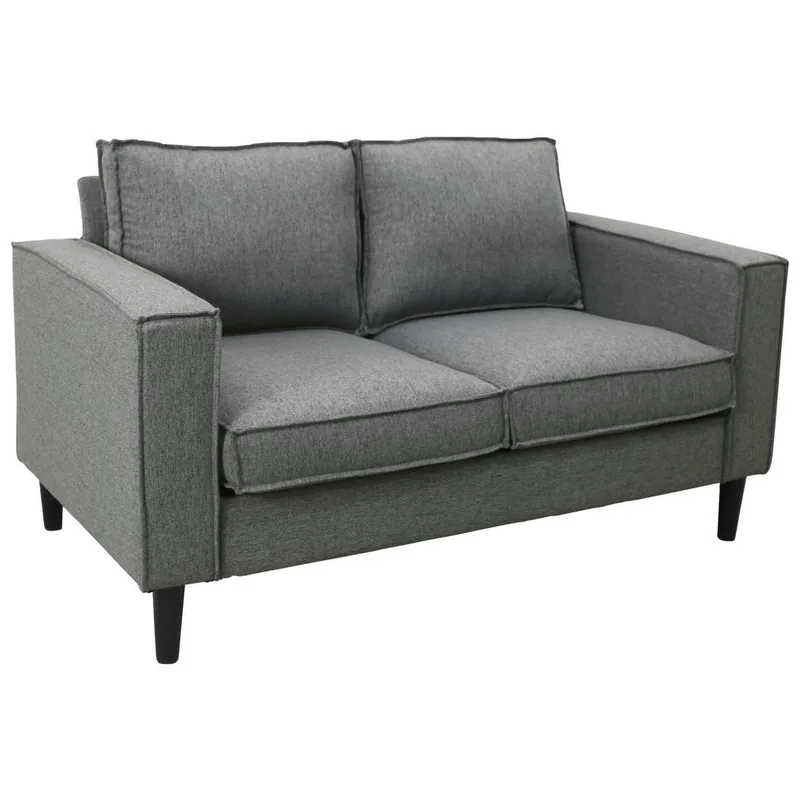 Canapea 2 Locuri Livetastic Gri Deschis Textil