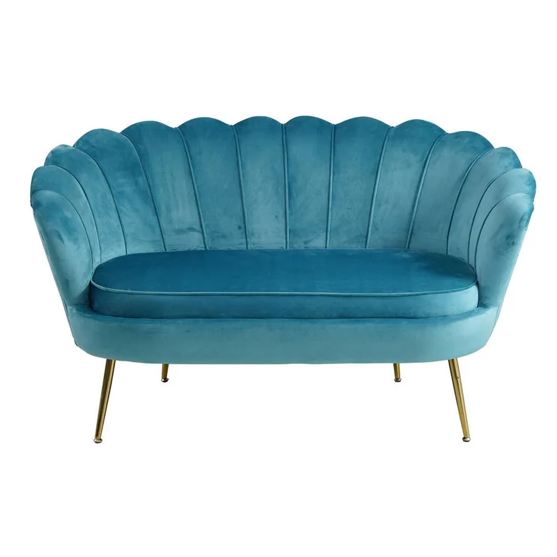 Canapea 2 Locuri Livetastic Textil Albastra