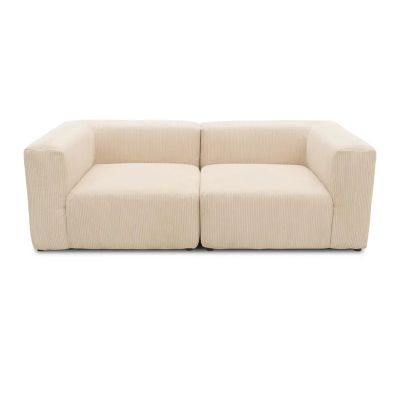 Canapea 2 Locuri Mid.You Textil Crem