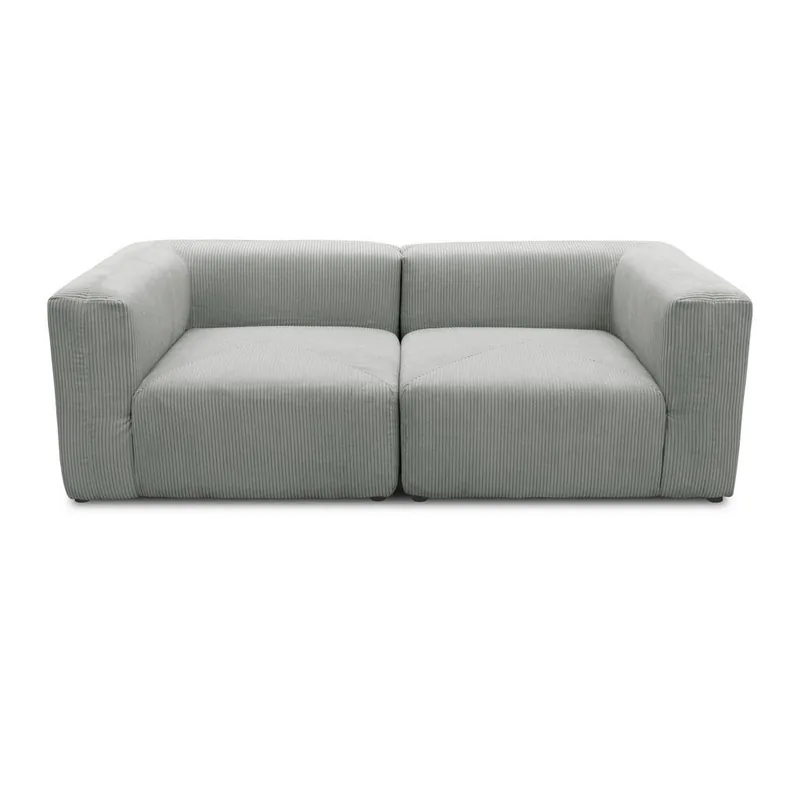 Canapea 2 Locuri Mid.You Textil Gri Deschis
