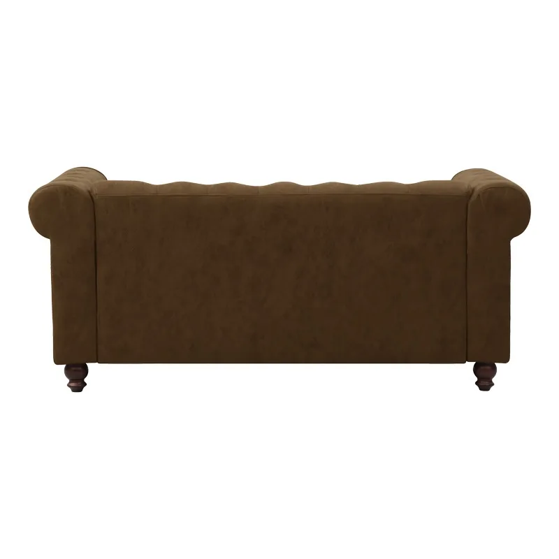 Canapea 2 Locuri Pako World Chesterfield Maro 160x84x67cm - imagine 4
