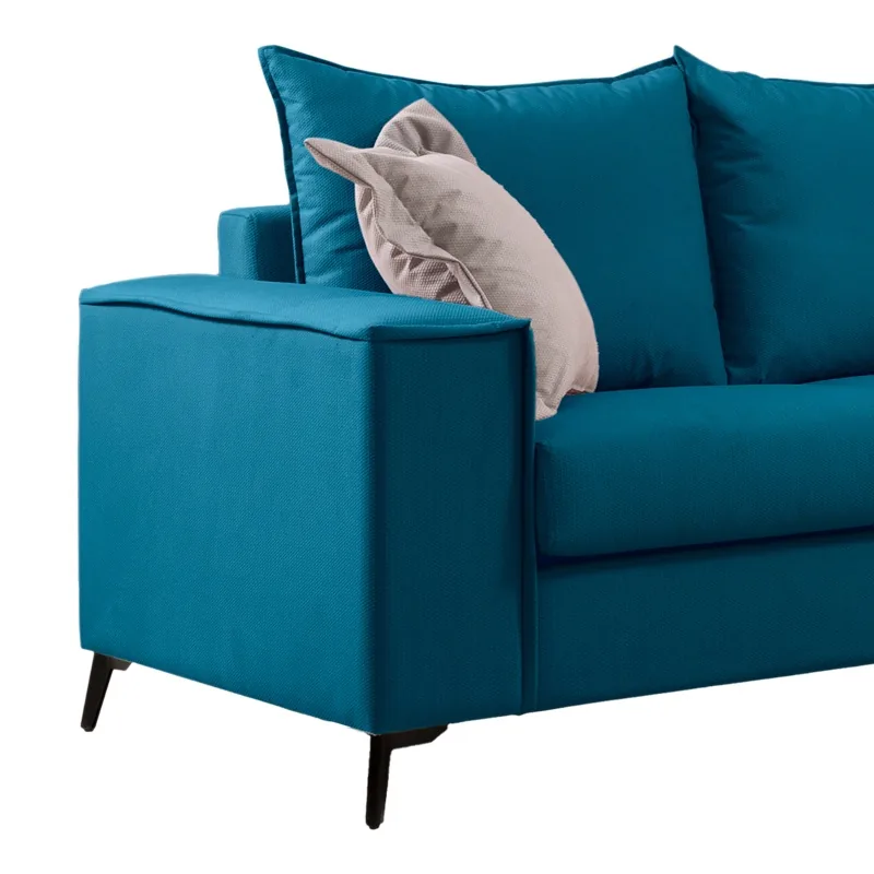 Canapea 2 Locuri Pako World Verona 2 Albastru 173x93x100cm - imagine 2