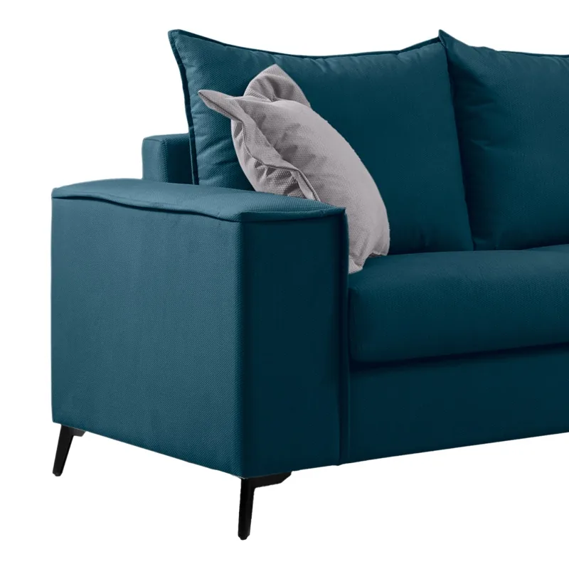 Canapea 2 Locuri Pako World Verona 2 Albastru Inchis 173x93x100cm - imagine 2