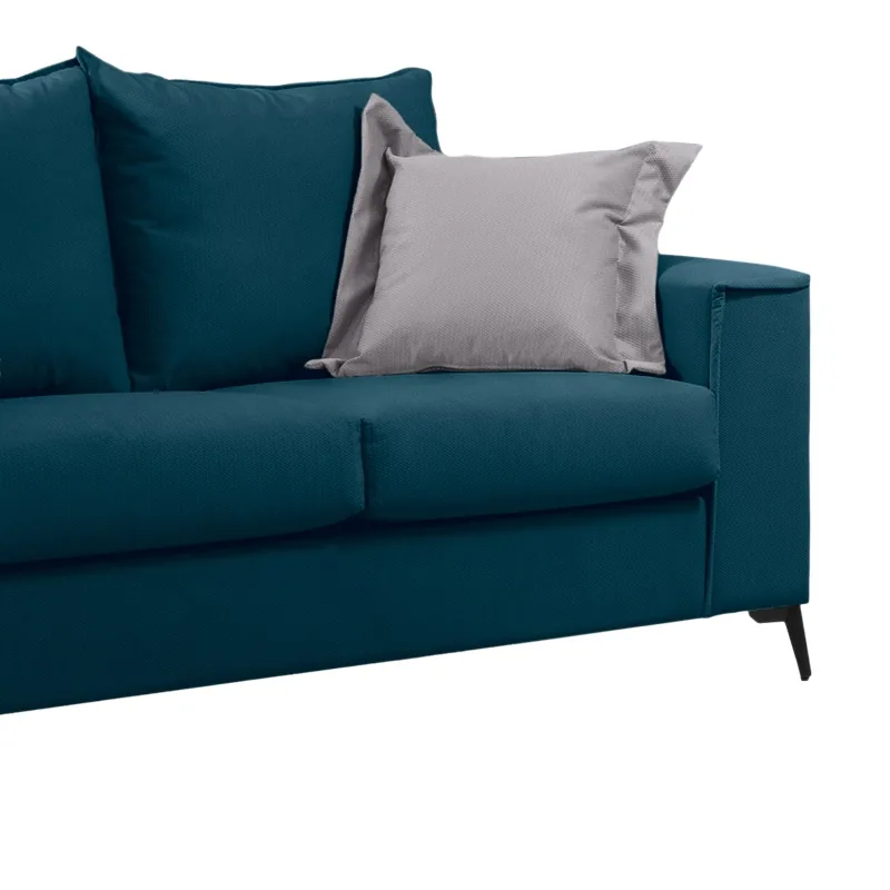 Canapea 2 Locuri Pako World Verona 2 Albastru Inchis 173x93x100cm - imagine 3