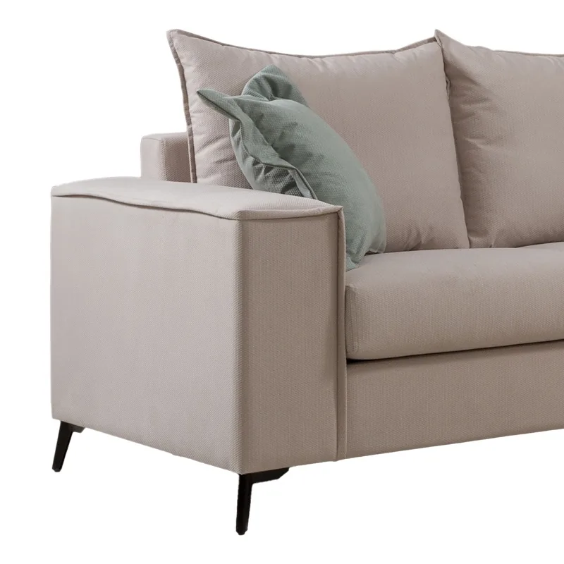 Canapea 2 Locuri Pako World Verona 2 Crem 173x93x100cm - imagine 2
