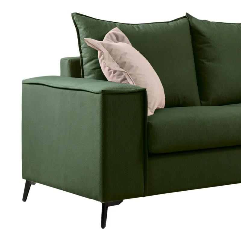 Canapea 2 Locuri Pako World Verona 2 Verde Inchis 173x93x100cm - imagine 2
