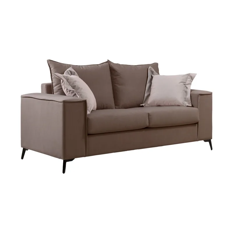 Canapea 2 Locuri Pako World Verona Mocha 225x93x100cm Set 2 - imagine 5