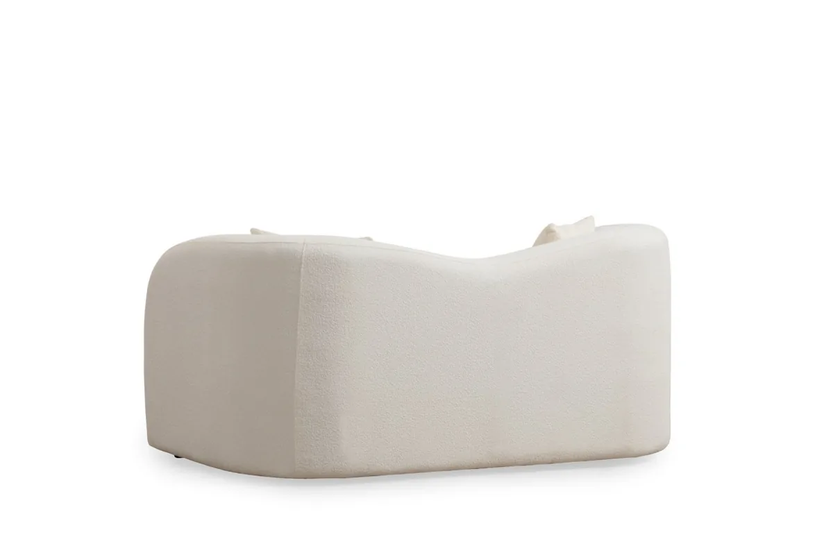 Canapea 2 Locuri Salvador Asos Crem 170x76x75cm - imagine 5