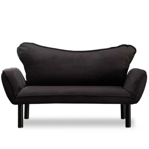 Canapea 2 Locuri Salvador Chatto Negru 63773 - imagine 3