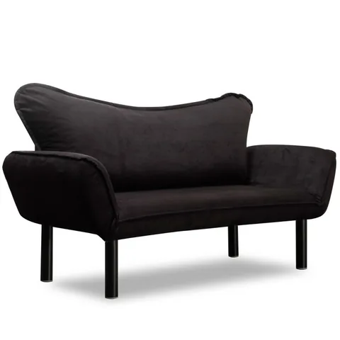 Canapea 2 Locuri Salvador Chatto Negru 63773 - imagine 4