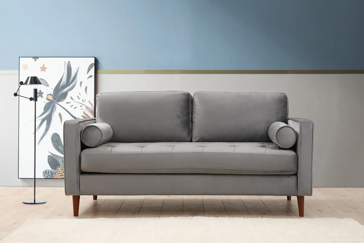 Canapea 2 Locuri Salvador Jaber Gri 178x80cm