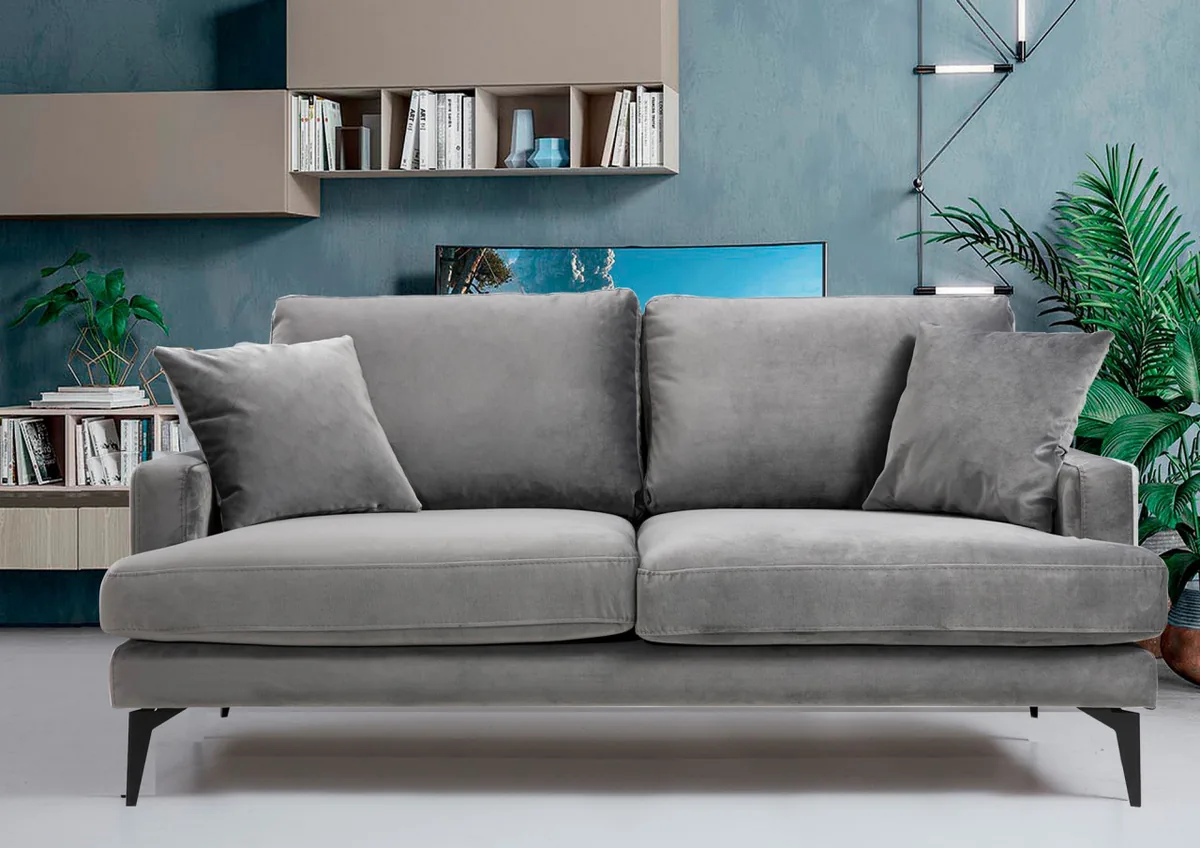 Canapea 2 Locuri Salvador Leyla Antracit 180x63cm