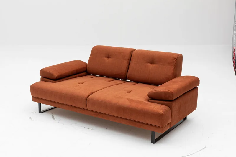 Canapea 2 Locuri Salvador Mustang Orange - imagine 10