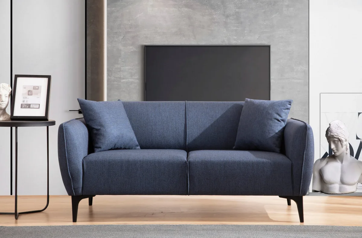 Canapea 2 Locuri Salvador Naura Bleumarin 185x55cm