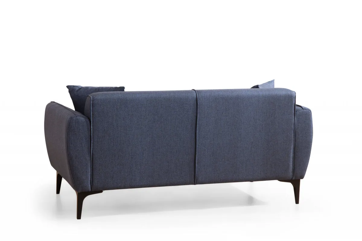 Canapea 2 Locuri Salvador Naura Bleumarin 185x55cm - imagine 5