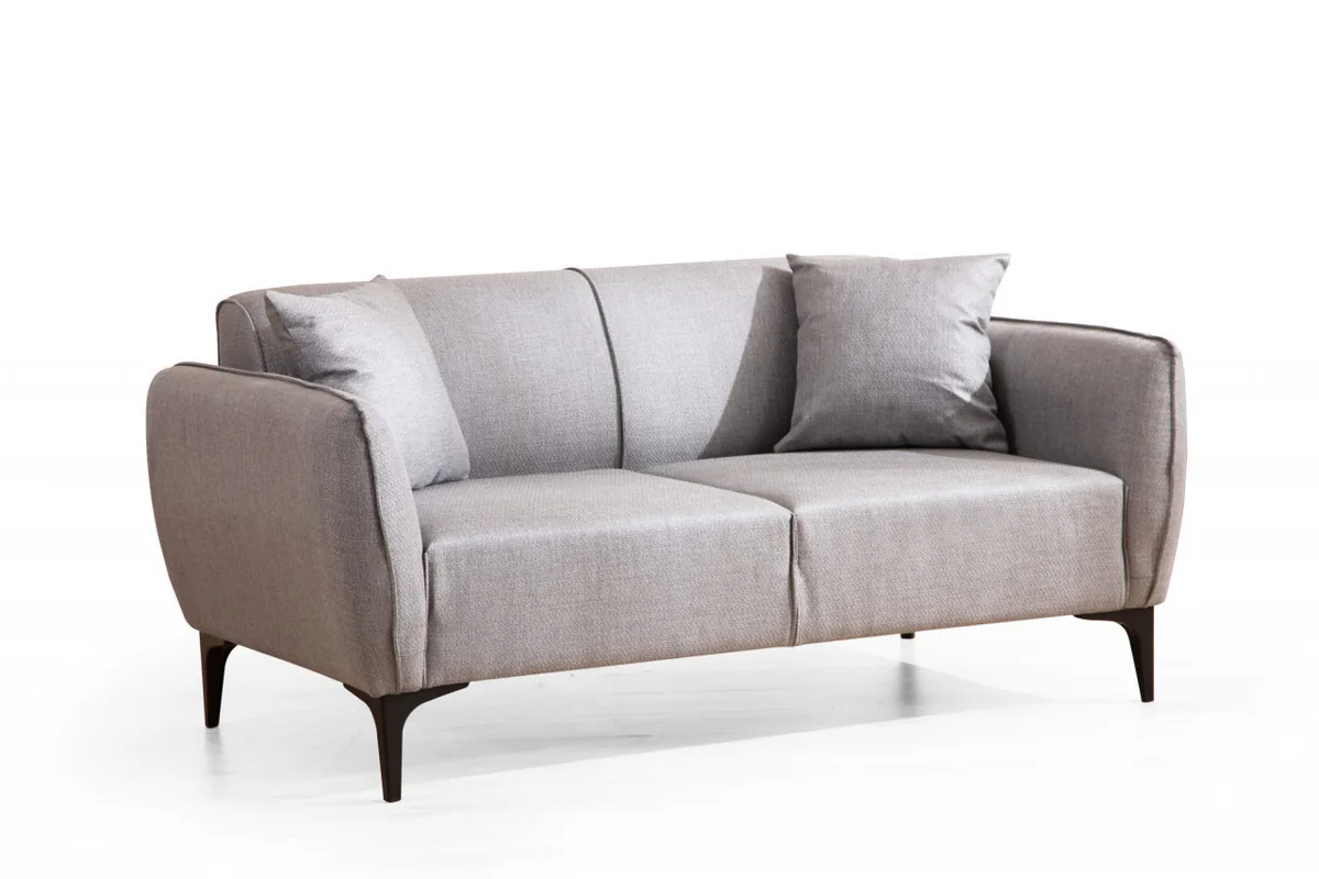 Canapea 2 Locuri Salvador Naura Gri 185x55cm - imagine 5
