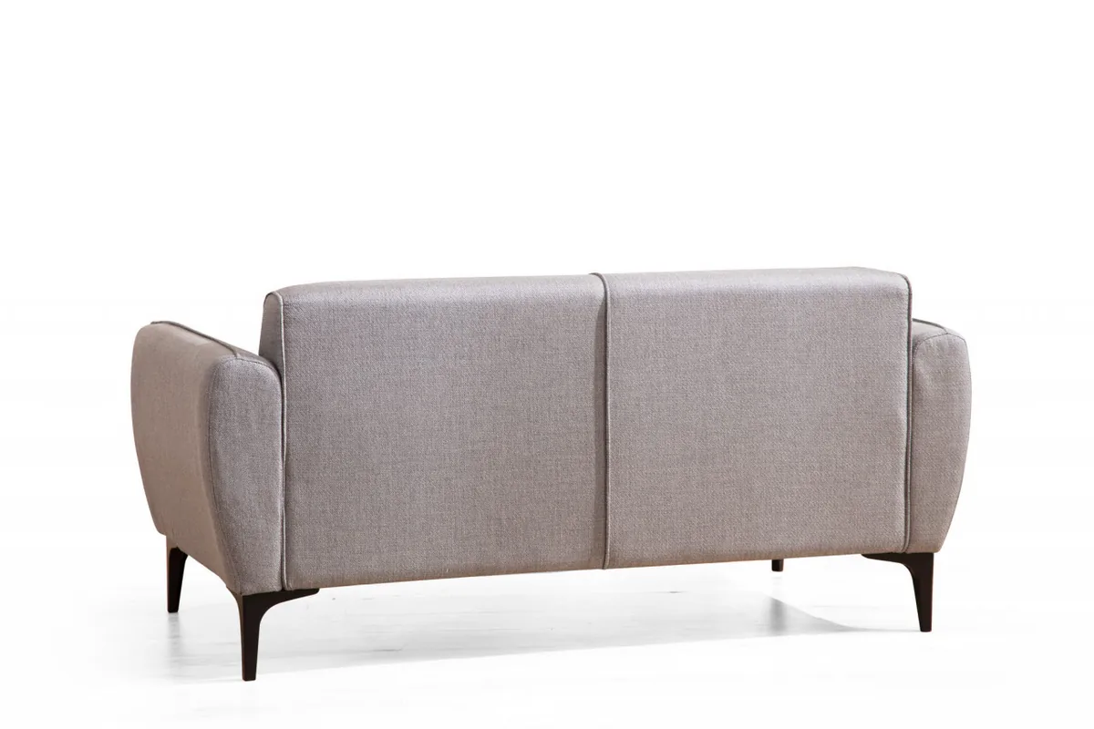 Canapea 2 Locuri Salvador Naura Gri 185x55cm - imagine 6