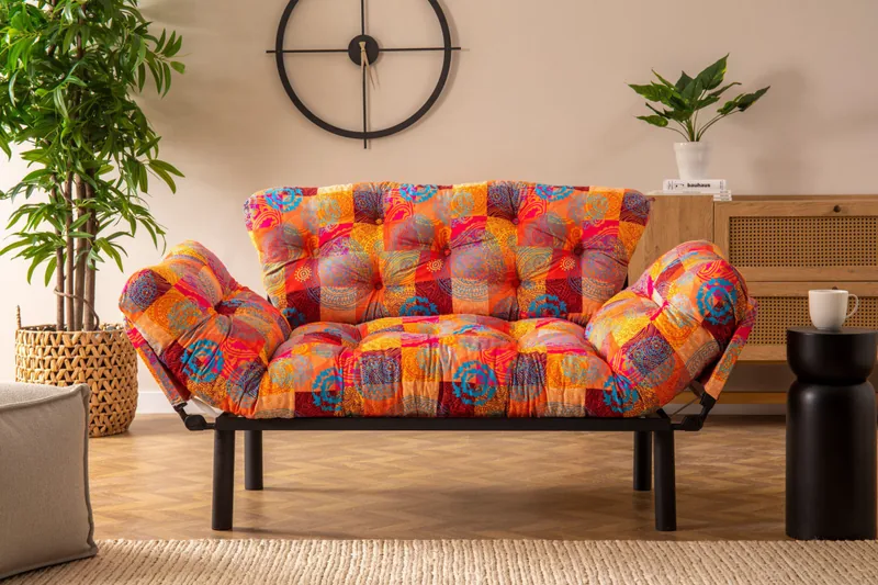 Canapea 2 Locuri Salvador Nitta Multicolor - imagine 2