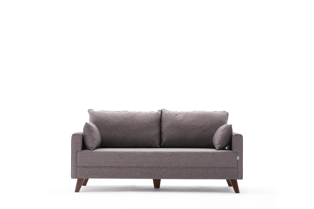 Canapea 2 Locuri Salvador Safa Gri 179x50cm - imagine 5