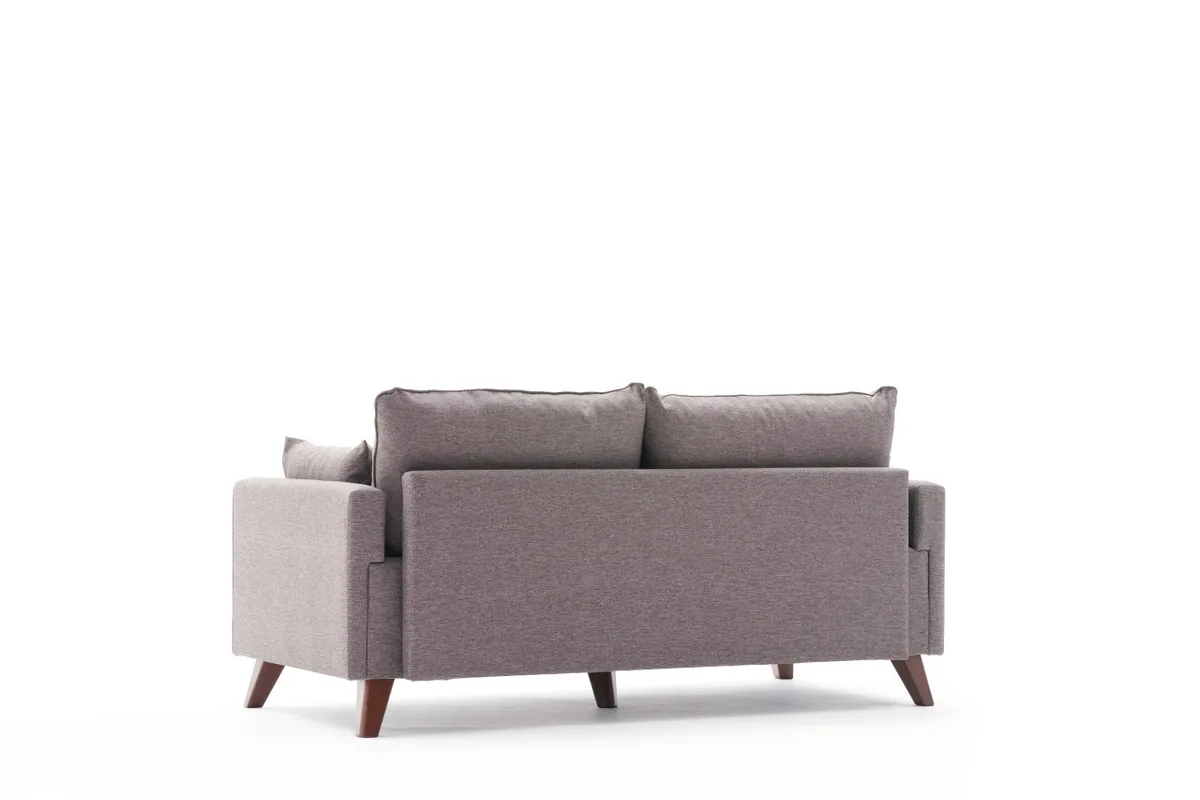 Canapea 2 Locuri Salvador Safa Gri 179x50cm - imagine 6