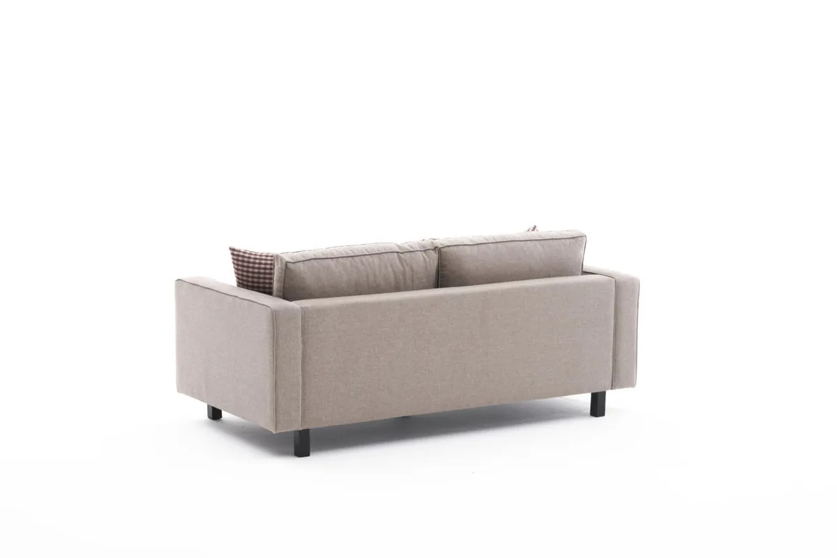 Canapea 2 Locuri Salvador Taher Gri 182cm - imagine 7