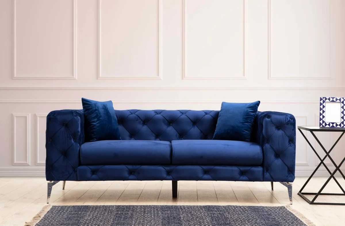 Canapea 2 Locuri Salvator Como Bleumarin 197x70x90