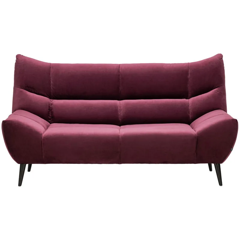 Canapea 2 Locuri Xora Textil Rosu Burgund