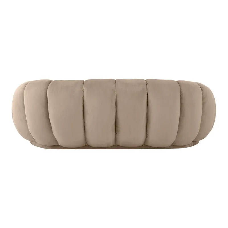 Canapea 3 Locuri Embrace Bej 180x105x65cm Pako World - imagine 5