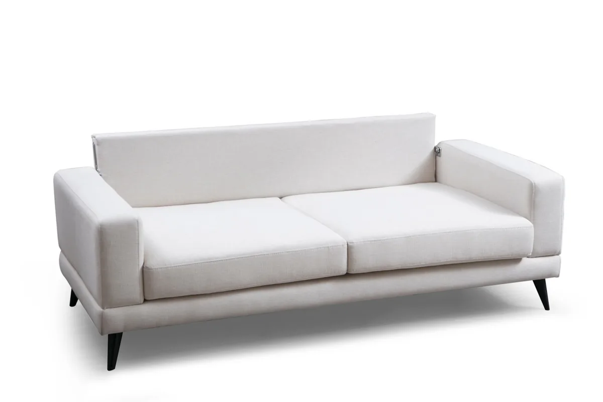 Canapea 3 Locuri Extensibila Salvador Nordic Bej - imagine 3