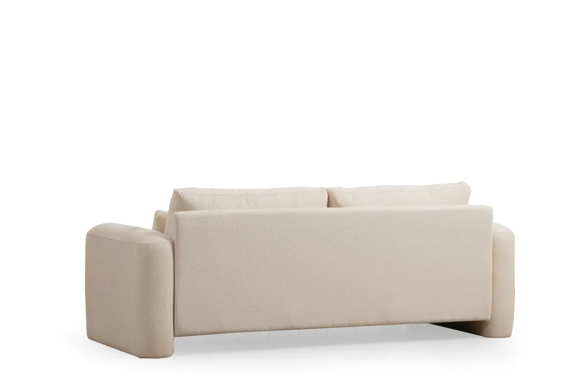 Canapea 3 Locuri Lily Crem - imagine 6