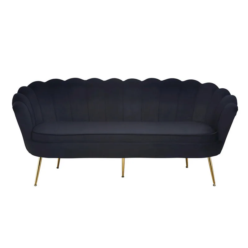Canapea 3 Locuri Livetastic Textil Negru