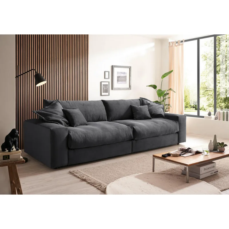 Canapea 3 Locuri P & B Textil Antracit