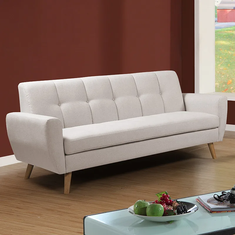 Canapea 3 Locuri Pako World Decency Textila Bej 203x75x86cm - imagine 2