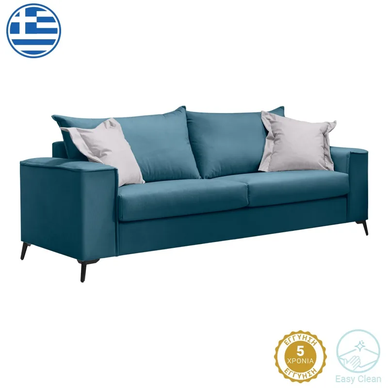 Canapea 3 Locuri Pako World Verona 3 Albastru 225x93x100cm