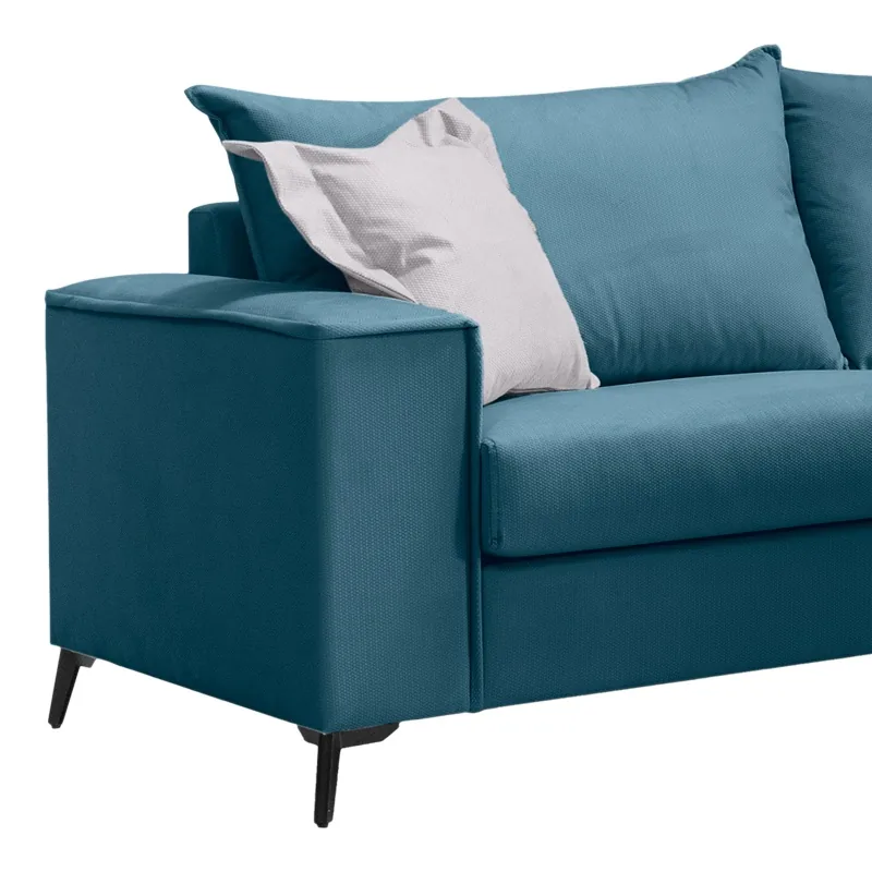 Canapea 3 Locuri Pako World Verona 3 Albastru 225x93x100cm - imagine 2