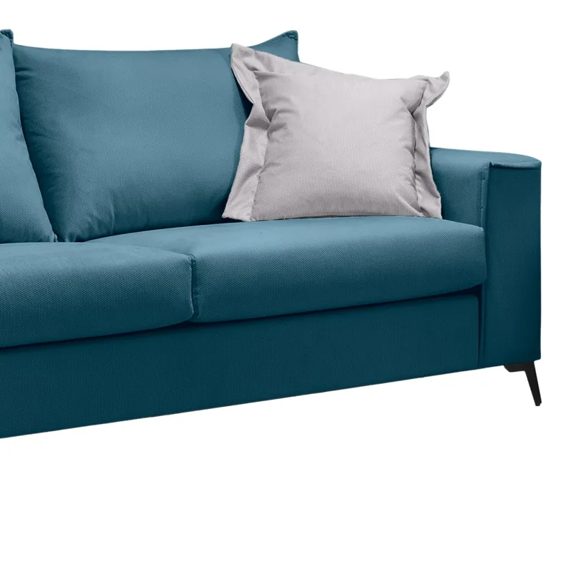 Canapea 3 Locuri Pako World Verona 3 Albastru 225x93x100cm - imagine 3
