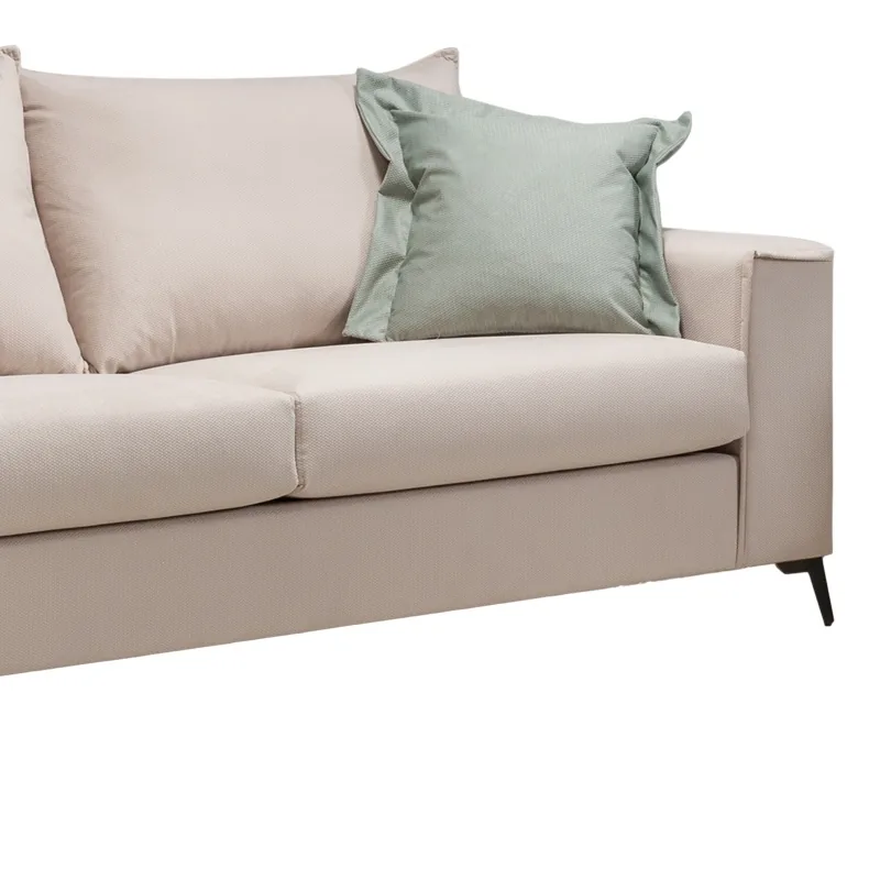 Canapea 3 Locuri Pako World Verona 3 Crem 225x93x100 cm - imagine 3