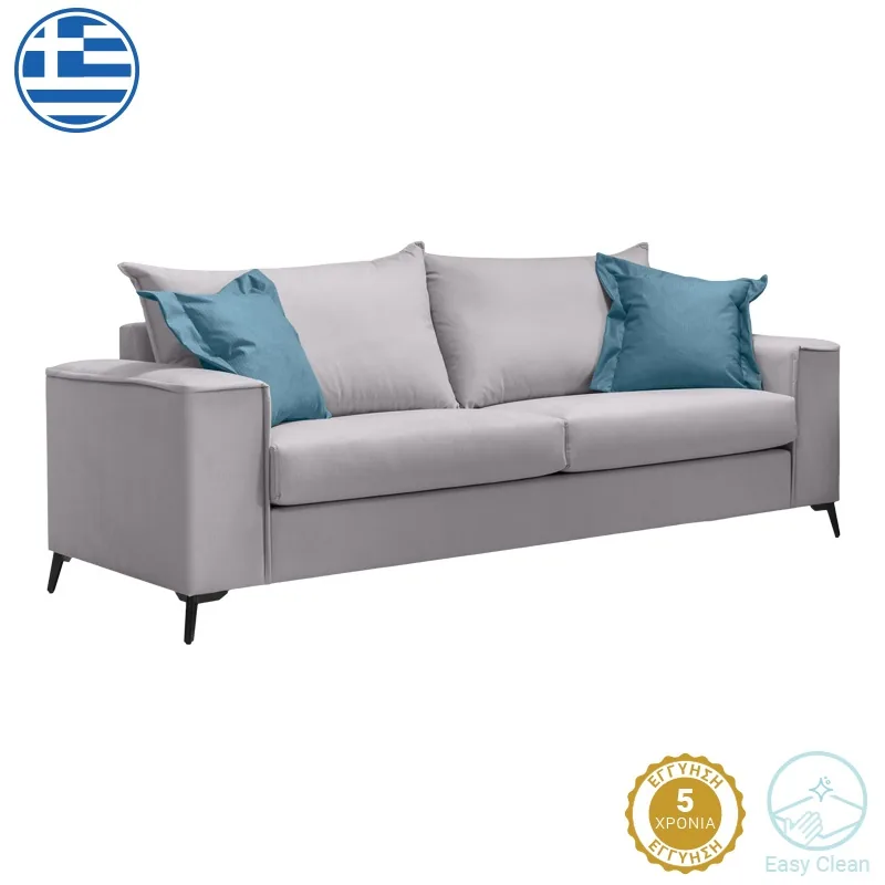 Canapea 3 Locuri Pako World Verona 3 Gri 225x93x100cm