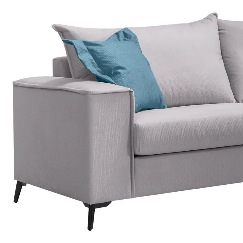 Canapea 3 Locuri Pako World Verona 3 Gri 225x93x100cm - imagine 2