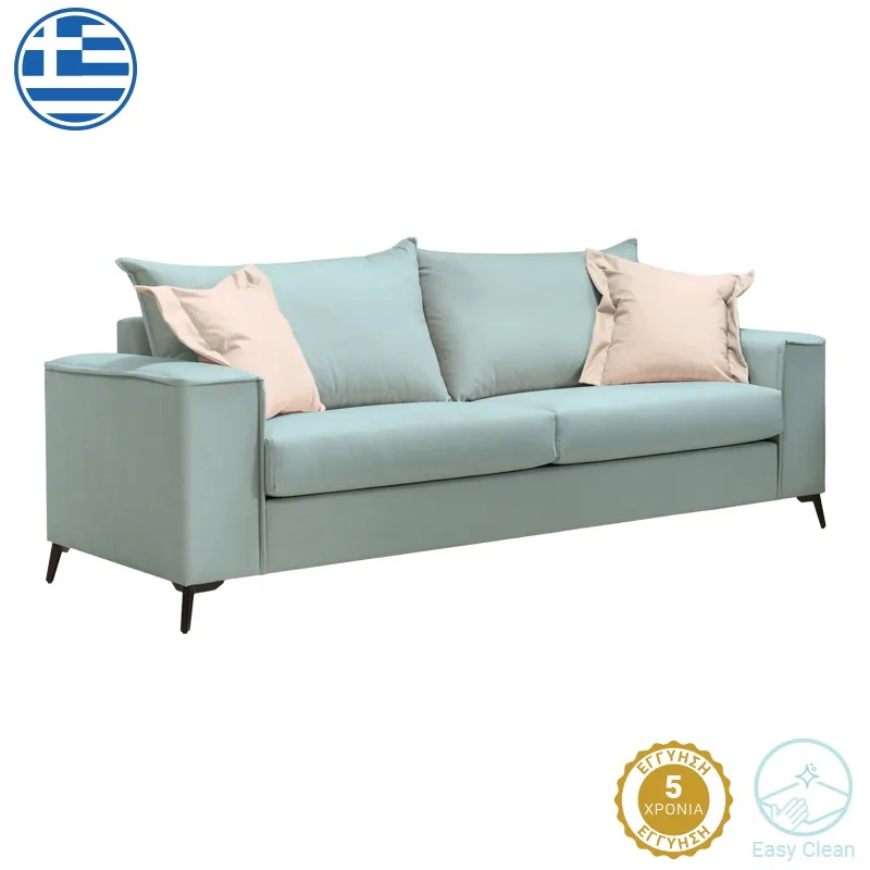 Canapea 3 Locuri Pako World Verona Verde Deschis 225x93x100cm