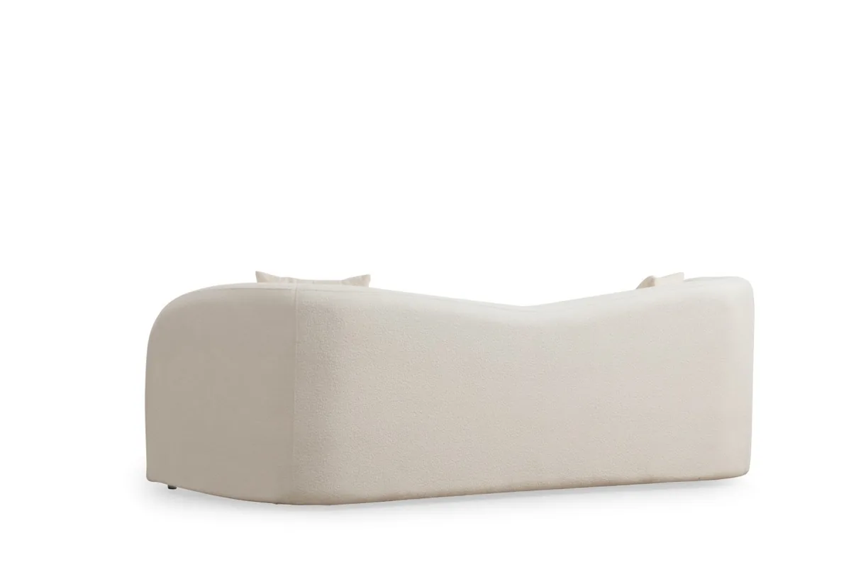 Canapea 3 Locuri Salvador Asos Crem 225x76x75cm - imagine 6