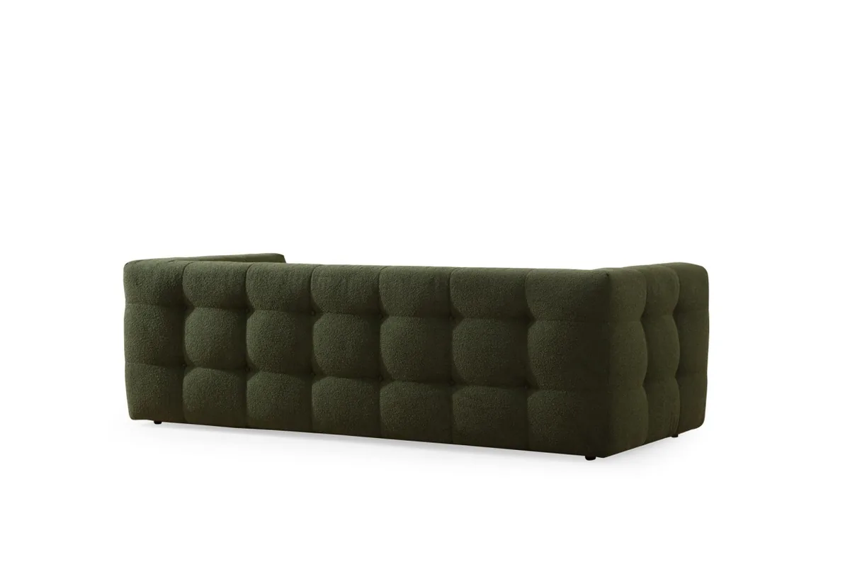 Canapea 3 Locuri Salvador Cady Verde 235x100x72cm - imagine 5