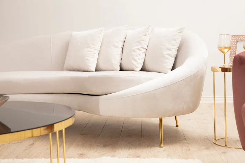 Canapea 3 Locuri Salvador Eses Beige - imagine 3