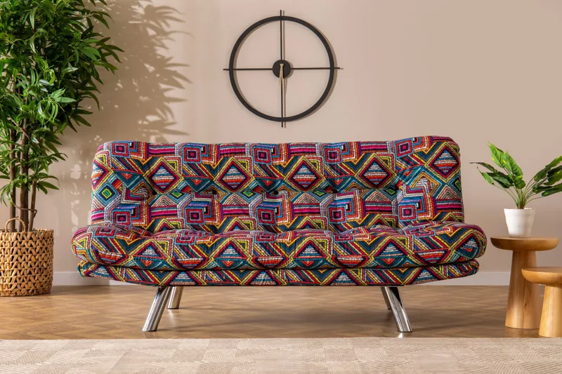 Canapea 3 Locuri Salvador Misa Multicolor - imagine 2