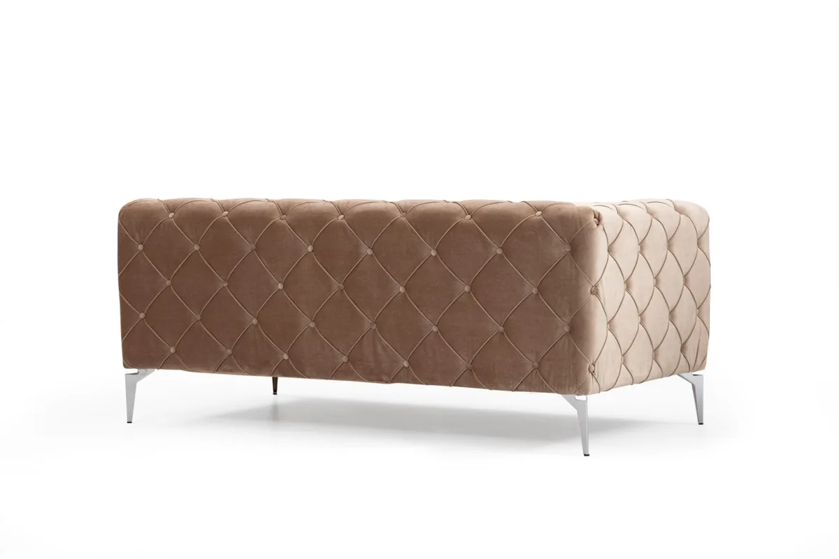 Canapea 4 Locuri Salvador Como Crem 344x90x72cm - imagine 9