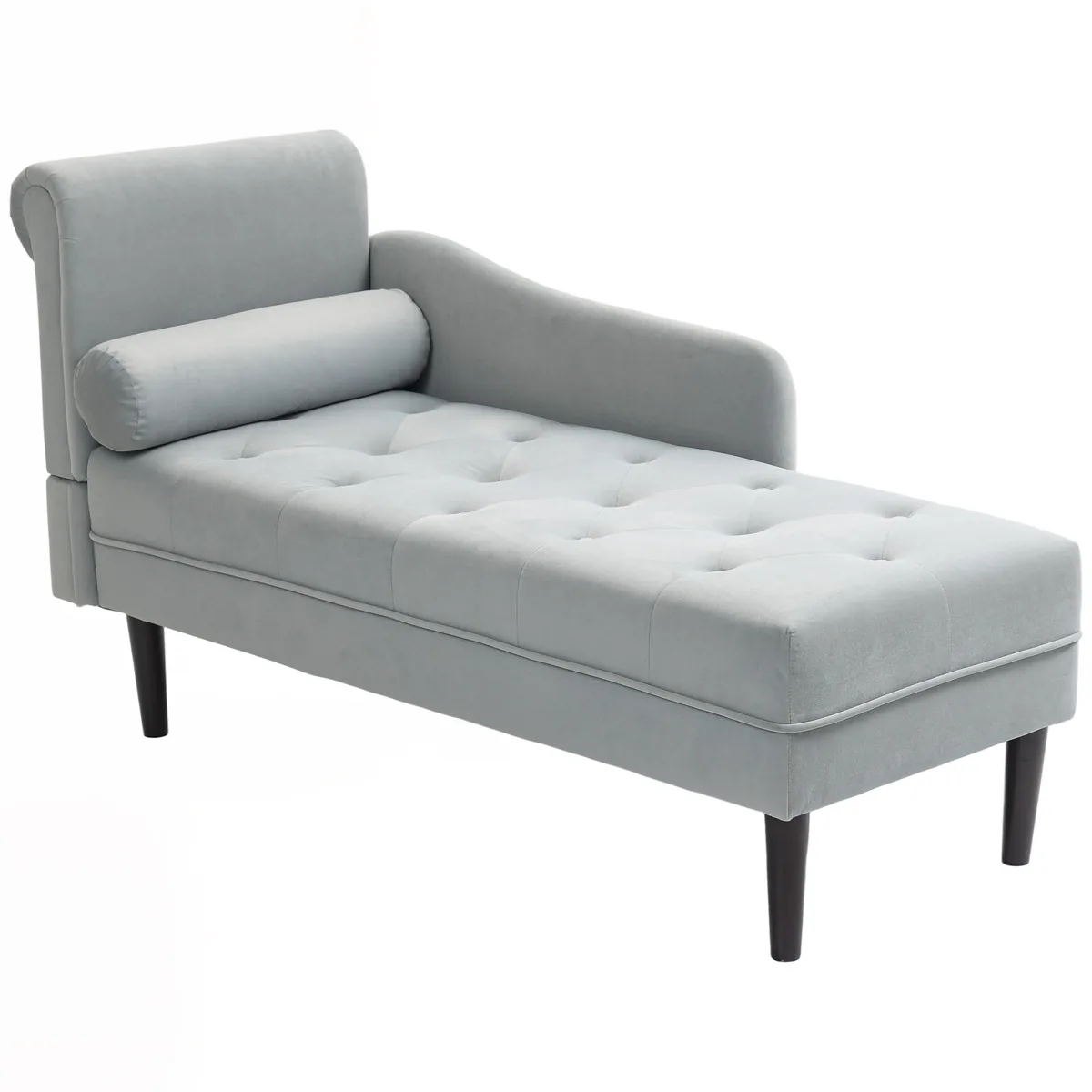 Canapea Chaise Longue Homcom Gri