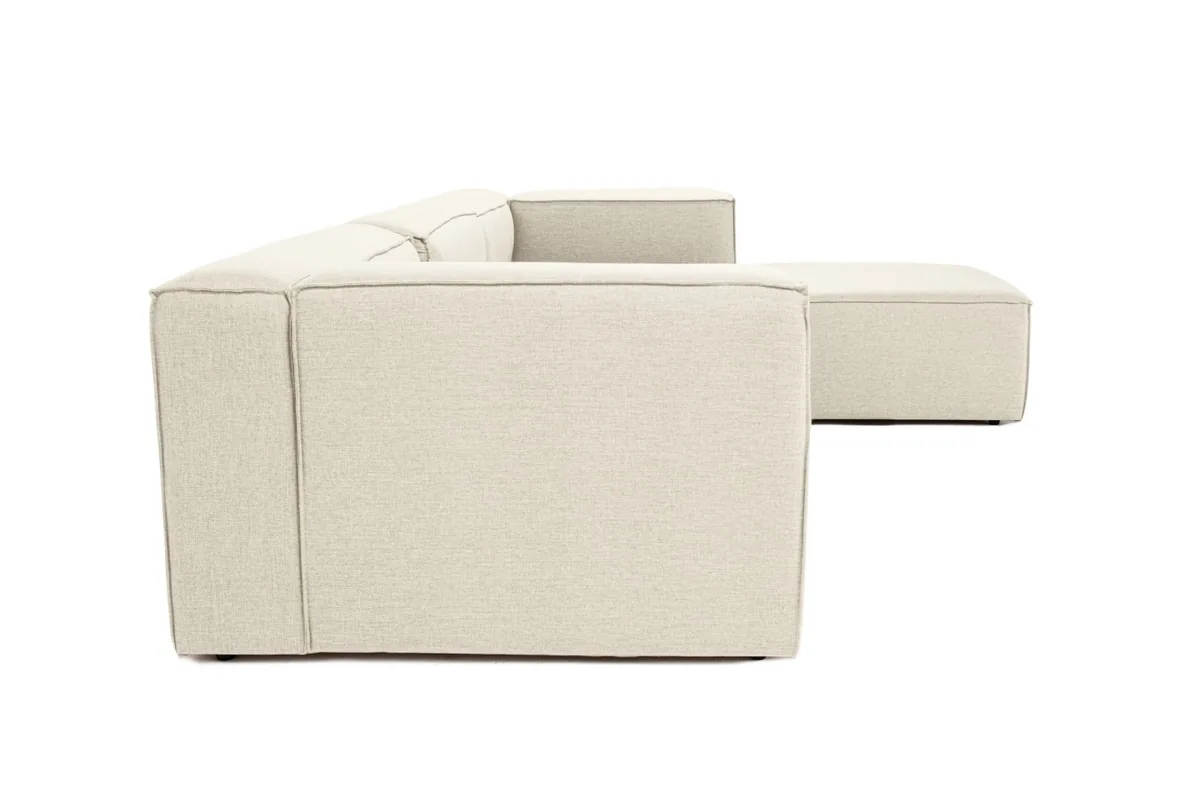 Canapea Coltar Dreapta Salvador Fora Ecru 296x185x66cm - imagine 8
