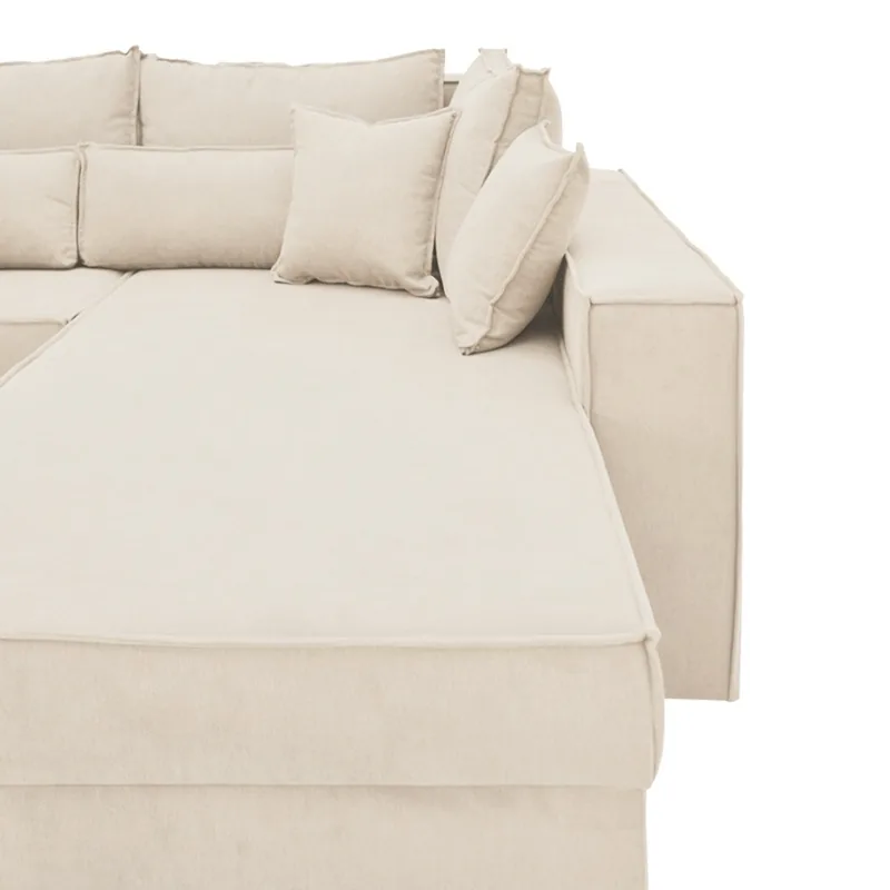Canapea Coltaro Venzie Bej 283x214x83cm - imagine 5