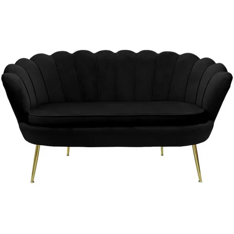 Canapea Daimon 2 Locuri Pako World Negru 134x70x77cm - imagine 2