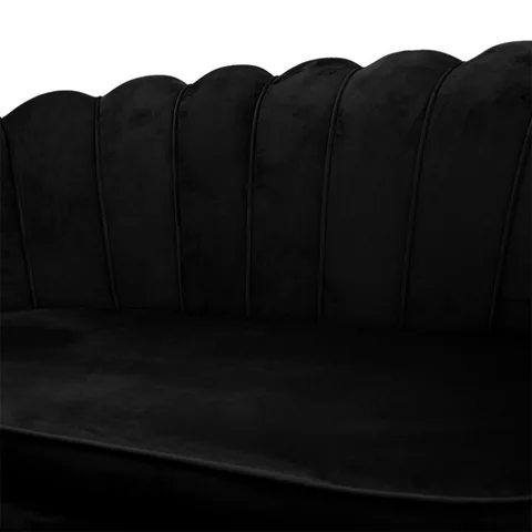 Canapea Daimon 2 Locuri Pako World Negru 134x70x77cm - imagine 3